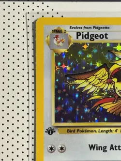 1999 Pokemon 1st Edition Jungle Set Pidgeot Holo Rare - 8/64 Vintage WOTC - Image 3