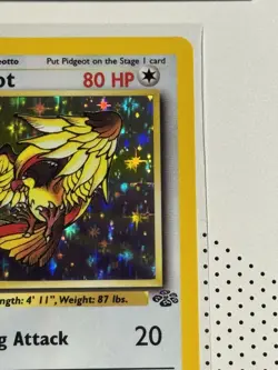 1999 Pokemon 1st Edition Jungle Set Pidgeot Holo Rare - 8/64 Vintage WOTC - Image 4
