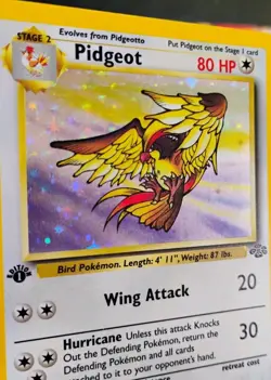 Pidgeot 8/64 Holo Rare 1st Edition Jungle 1999 Pokemon NM - Image 2