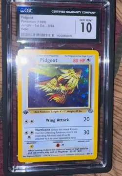 CGC 10 Pidgeot 1999 Jungle - 1st Edition 8/64 Holo Rare Pokemon Card - Image 3