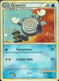 Pokemon Karte Trading Card Game Entfesselt Nr. 37/95 Quaputzi deutsch - Image 1