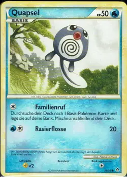 Pokemon Karte Trading Card Game Entfesselt Nr. 58/95 Quapsel deutsch - Image 1
