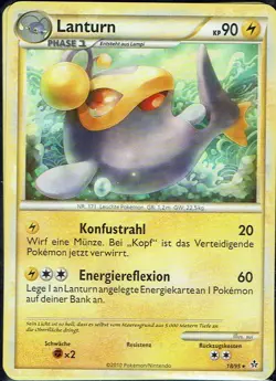 Pokemon Karte Trading Card Game Entfesselt Nr. 18/95 Lanturn deutsch - Image 1