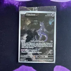 MEWTWO SVP 052 Scarlet Violet 151 Promo Illustration Rare Pokemon Card SEALED - Image 1
