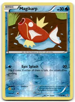 2016 XY - Generations Pokemon TCG Card #22 Magikarp Reverse Holo - Image 1