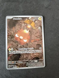 Pokemon Stunfisk TCG Card 202/191 Surging Sparks Illustration Rare NM Condition - Image 1