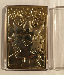 TOGEPI Pokemon Special Edition 23 Karat Gold-Plated Trading Card, COA & Pokeball - Image 3