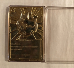 TOGEPI Pokemon Special Edition 23 Karat Gold-Plated Trading Card, COA & Pokeball - Image 4