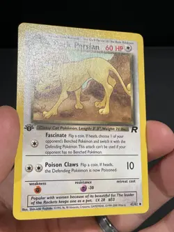 Pokemon Card 1ST EDITION Dark Persian Team Rocket 42/82 WotC Vintage 2000 NM - Image 3