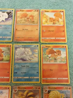 VULPIX & NINETALES BUNDLE OF POKEMON CARDS - Image 3