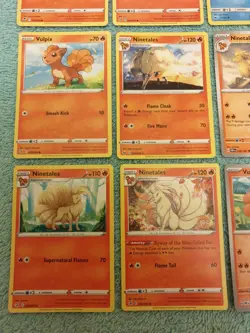 VULPIX & NINETALES BUNDLE OF POKEMON CARDS - Image 4