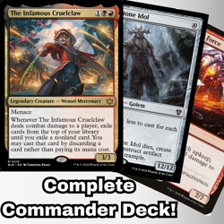 MTG Commander EDH Deck The Infamous Cruelclaw 100 Cards Custom Deck Bloomburrow - Image 1