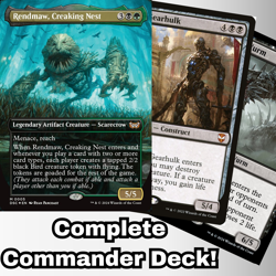 MTG Commander EDH Deck Rendmaw, Creaking Nest 100 Cards Custom Deck Goad Golgari - Image 1