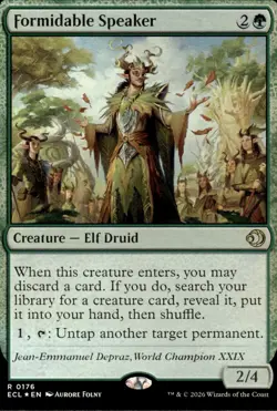 Formidable Speaker | 176 | MTG | Lorwyn Eclipsed | Foil | 50% Off 2nd Item - Image 1