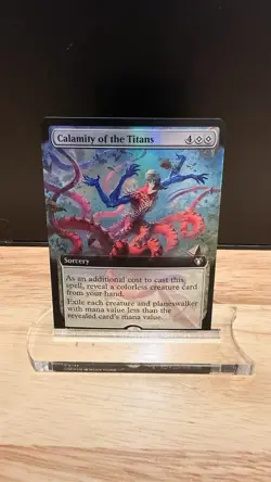 Calamity of the Titans (Extended Art) Commander Masters Foil - Image 1