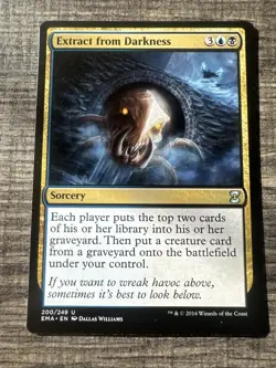 Magic the Gathering MTG Extract from Darkness (200) Eternal Masters LP - Image 1