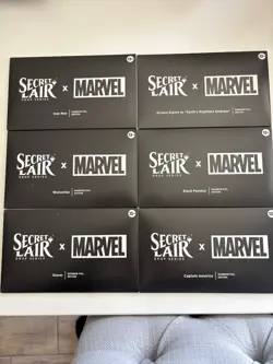 MTG Marvel Secret Lair Astonishing Foil Bundle Full Set + ARCANE SIGNET - Image 1