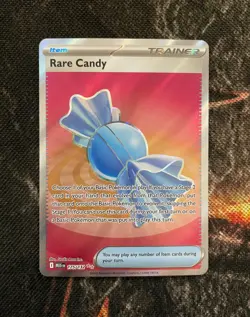 Rare Candy 175/132 - Pokemon TCG Full Art Ultra Rare Card - Mega Evolution - Image 1