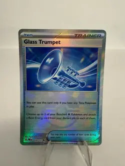 Glass Trumpet 110/131 (Poke Ball Pattern) Pokemon Prismatic Evolutions NM - Image 1