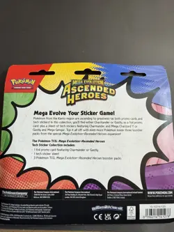 Pokemon TCG: Mega Evolution-Ascended Heroes Tech Sticker Collection Charmander - Image 2