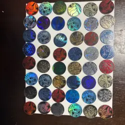 Pokemon Coin Lot of 169, Official Pokemon TCG Coins Jumbo & Small - Image 2