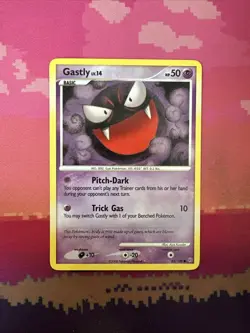 Pokemon Card Gastly Stormfront Common 62/100 Near Mint - Image 1