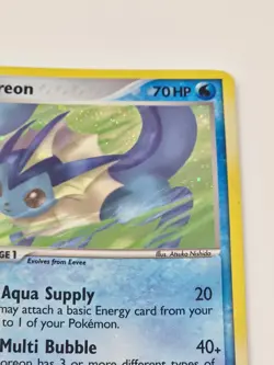 Pokemon TCG Unseen Forces Vaporeon 19/115 Rare Holo Card - Image 3