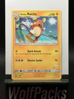 Pokemon TCG Sun & Moon Promo - Alolan Raichu SM65 - Image 1