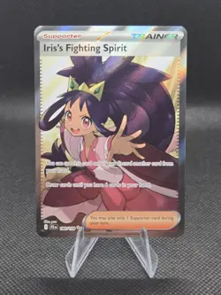 Iris's Fighting Spirit 180/159 Pokemon Journey Together - NM - Image 1
