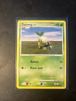 Turtwig - 77/100 - Common (Diamond & Pearl: Majestic Dawn) Pokemon TCG 2008 - Image 1