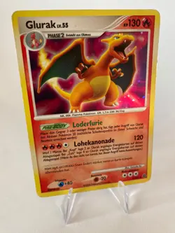 POKEMON - Ratselhafte Wunder 2007 - Glurak Lv. 55 - 3/132 Holo guter Zustand - Image 1