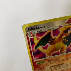 POKEMON - Ratselhafte Wunder - Glurak Lv. 55 - 3/132 - r holo deutsch bespielt - Image 2