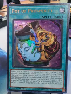 YuGiOh! Pot of Prosperity RA01-EN066 Ultra Rare 1st Ed - Image 1
