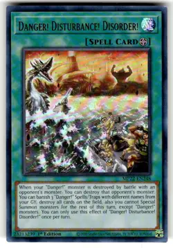 Yugioh! - Danger! Disturbance! Disorder! - MP22-EN248 - Ultra Rare - 1st Ed - Image 1