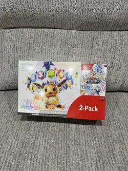 Pokemon TCG Prismatic Evolutions Costco Bundle ETB + Booster Bundle New & Sealed - Image 1