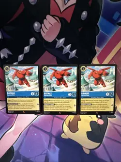 X3 Disney Lorcana TCG Archazias Island Baymax Upgraded Robot 175/204 Rare - Image 1