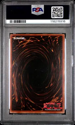 2002 YU-GI-OH! STARTER DECK: YUGI 1ST ED #006 DARK MAGICIAN PSA 9 - Image 2