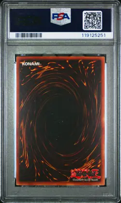2002 YU-GI-OH! STARTER DECK: YUGI 1ST ED #006 DARK MAGICIAN PSA 9 - Image 2