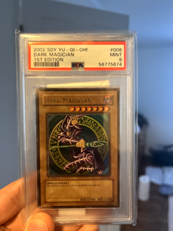 Yu-Gi-Oh! Dark Magician SDY-006 Starter Deck: Yugi 1st Edition PSA 9 - Image 1