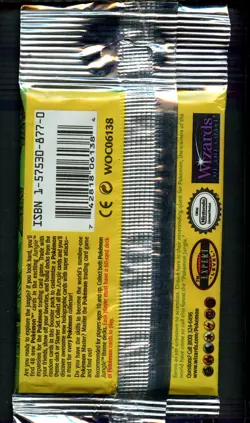 SEALED Pokemon Jungle Booster Pack Long Crimp Unweighed Flareon 1999 742818061384 - Image 2