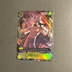 One Piece TCG Rob Lucci ST29-013 Full Art Starter Deck 29 Egghead - Image 1