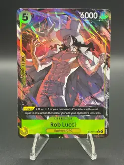 • Rob Lucci • ST29-013 SR Egghead Starter Deck Holo Foil One Piece TCG NM - Image 2