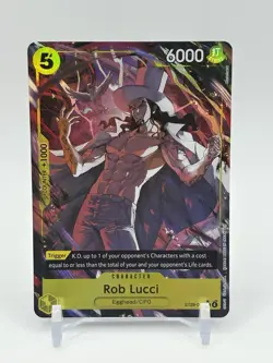 One Piece TCG Rob Lucci ST29-013 Full Art Starter Deck 29 Egghead - Image 1