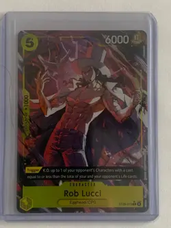 One Piece TCG Rob Lucci ST29-013 Full Art Starter Deck 29 Egghead - Image 1