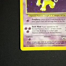 Pokemon TCG Hypno Fossil Holo Card 8/62 Unlimited Rare, LP/NM Condition - Image 5