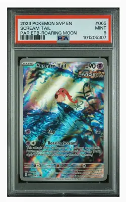 2023 Pokemon TCG PSA 9 Scream Tail Paradox Rift ETB Black Star Promo 065 - Image 1