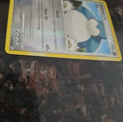 Snorlax 37/130 Reverse Holo - Diamond & Pearl 2007 - Vintage Pokemon Card LP/NM - Image 4