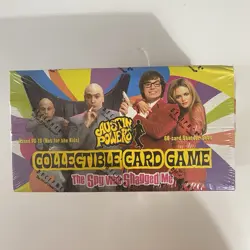 AUSTIN POWERS COLLECTIBLE CARD GAME FACTORY SEALED BOX 12 60 CARD STARTER DECKS - Image 1
