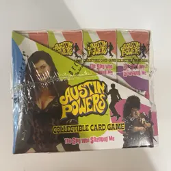 AUSTIN POWERS COLLECTIBLE CARD GAME FACTORY SEALED BOX 12 60 CARD STARTER DECKS - Image 4