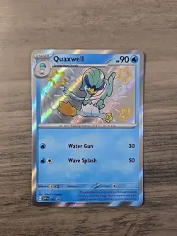 Pokemon TCG Quaxwell SVP083 Scarlet & Violet Promo Ultra Rare Holo Card NM - Image 1